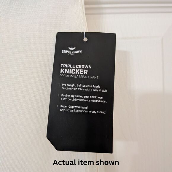 ⚾ NWT CHAMPRO Triple Crown Knicker Premium Baseball Pants Youth L 27-29 - Picture 8 of 10